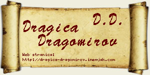 Dragica Dragomirov vizit kartica